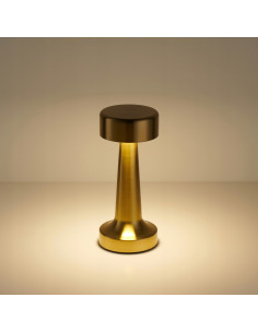 Lampa stołowa LED TAVOLO ART DECO - Elegancka dekoracja z regulacją barwy światła do biur i hoteli