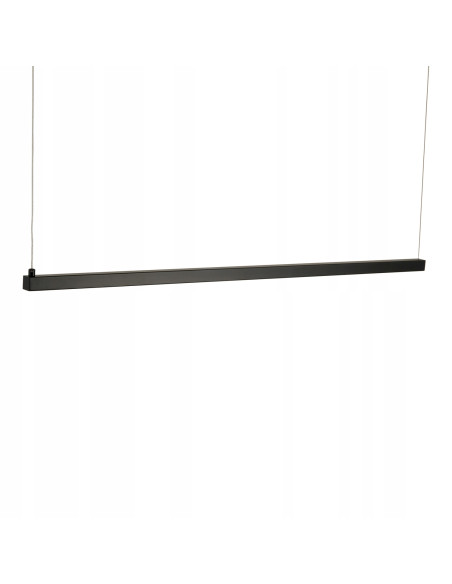 Nowoczesna czarna lampa sufitowa LED BEAM - eleganckie oświetlenie do biur i przestrzeni komercyjnych