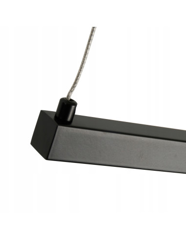 Nowoczesna Lampa Wisząca LED BEAM w Kolorze Czarnej - Eleganckie Oświetlenie do Wnętrz Komercyjnych i Prywatnych