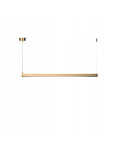 Lampa wisząca LED BEAM w kolorze złotym – nowoczesna i elegancka do jadalni, biura oraz eleganckich wnętrz.