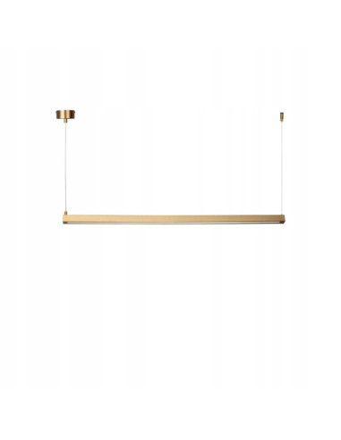 Lampa wisząca LED BEAM w kolorze złotym – nowoczesna i elegancka do jadalni, biura oraz eleganckich wnętrz.