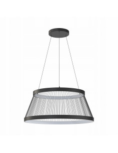 Nowoczesna lampa wisząca LED BALU czarna z drucianym kloszem – elegancja i funkcjonalność do każdego wnętrza 2