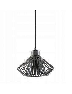Nowoczesna wisząca lampa DOLIA A8080-BK w czarnej klatce E27 - elegancki dodatek do każdego wnętrza 2