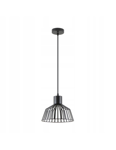 Lampa wisząca DOLIA w matowej czerni - elegancki dodatek do nowoczesnych wnętrz, E27 40W