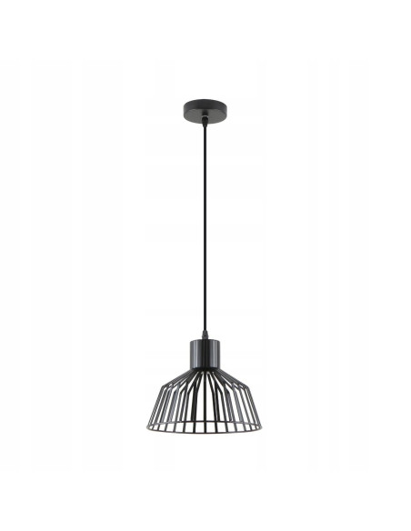 Lampa wisząca DOLIA w matowej czerni - elegancki dodatek do nowoczesnych wnętrz, E27 40W