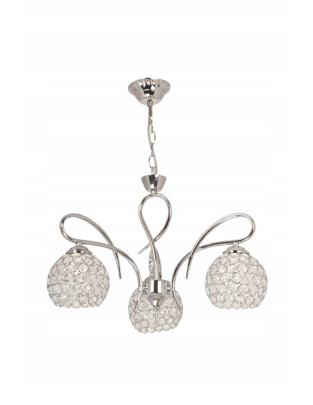 Potrójny żyrandol kryształowy Venti W-A 1537/3 CH - nowoczesny blask i elegancja do każdego wnętrza