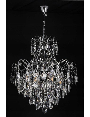 Ekskluzywny żyrandol kryształowy Venti W-E 1341/6 – eleganckie oświetlenie w klasycznym stylu do każdego wnętrza