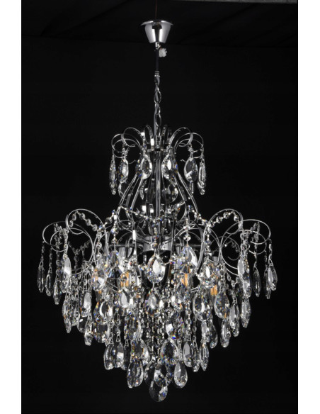 Ekskluzywny żyrandol kryształowy Venti W-E 1341/6 – eleganckie oświetlenie w klasycznym stylu do każdego wnętrza