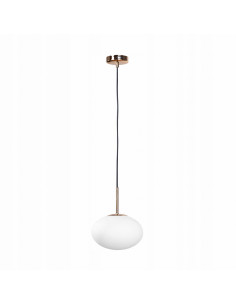Lampa wisząca OMI w białym i złotym, nowoczesny design do kuchni i jadalni, elegancka i funkcjonalna.