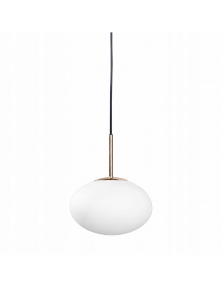 Lampa wisząca OMI w białym i złotym, nowoczesny design do kuchni i jadalni, elegancka i funkcjonalna.