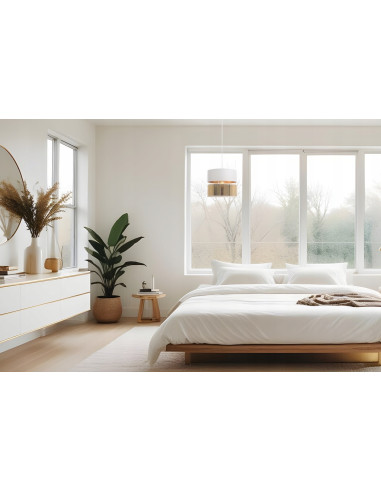 Żyrandol ASTI glamour, biało-złoty, eleganckie oświetlenie E27 do kuchni, sypialni i jadalni, nowoczesny design.