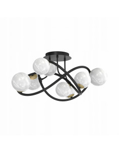 Lampa sufitowa NISYRO G9 - elegancki design w kształcie kwitnących pęków, idealna do nowoczesnych wnętrz.