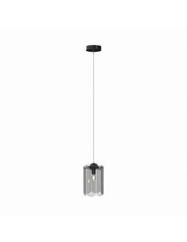 Lampa wisząca NIRA w czarnym chromie - elegancki dodatek oświetleniowy do nowoczesnych wnętrz