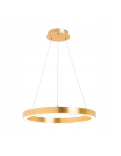 Lampa wisząca LED CARLO w złotym i żółtym, eleganckie oświetlenie do salonu i kuchni, marka Zuma Line