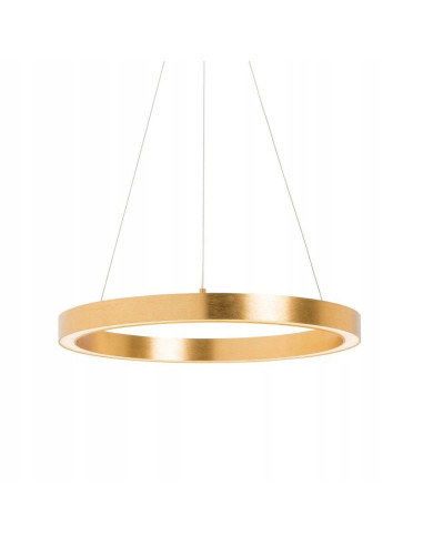 Lampa wisząca LED CARLO w złotym i żółtym, eleganckie oświetlenie do salonu i kuchni, marka Zuma Line