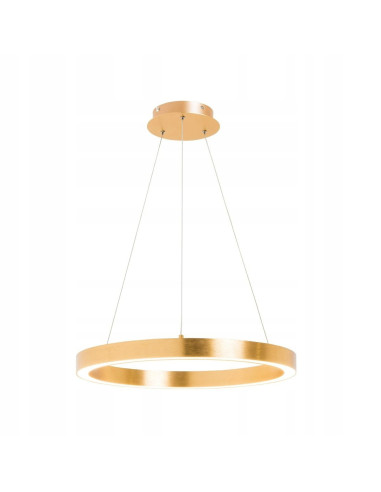 Lampa wisząca CARLO w srebrnym kolorze, LED 2500 lumenów, nowoczesny styl do kuchni, holu, biura i salonu.