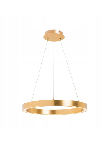 Lampa wisząca CARLO w srebrnym kolorze, LED 2500 lumenów, nowoczesny styl do kuchni, holu, biura i salonu.