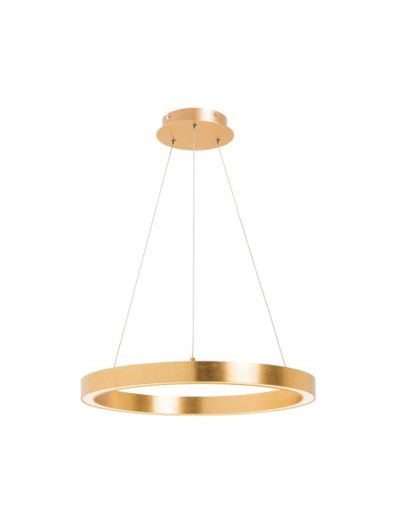 Lampa wisząca CARLO w srebrnym kolorze, LED 2500 lumenów, nowoczesny styl do kuchni, holu, biura i salonu.