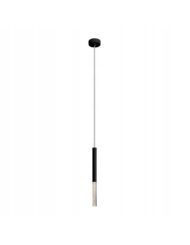 Lampa Wisząca ONE LED - Elegancka Czarna z Bąbelkami, Minimalistyczna, 140 cm, Idealna do Kuchni i Jadalni, ZUMA LINE