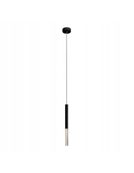 Lampa Wisząca ONE LED - Elegancka Czarna z Bąbelkami, Minimalistyczna, 140 cm, Idealna do Kuchni i Jadalni, ZUMA LINE