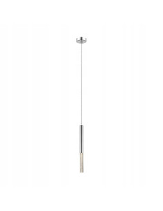 Nowoczesna lampa wisząca LED ONE ZUMA LINE, srebrna, minimalistyczny design, 450 lumenów, idealna do wnętrz.