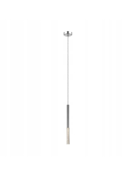 Nowoczesna lampa wisząca LED ONE ZUMA LINE, srebrna, minimalistyczny design, 450 lumenów, idealna do wnętrz.