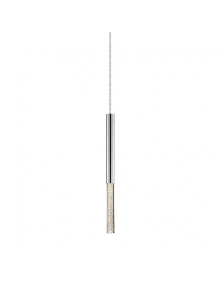 Nowoczesna lampa wisząca LED ONE ZUMA LINE, srebrna, minimalistyczny design, 450 lumenów, idealna do wnętrz.