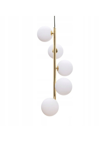 Lampa wisząca ALI G9 - Elegancki zwis sufitowy w stylu winorośli do nowoczesnych wnętrz i biur.