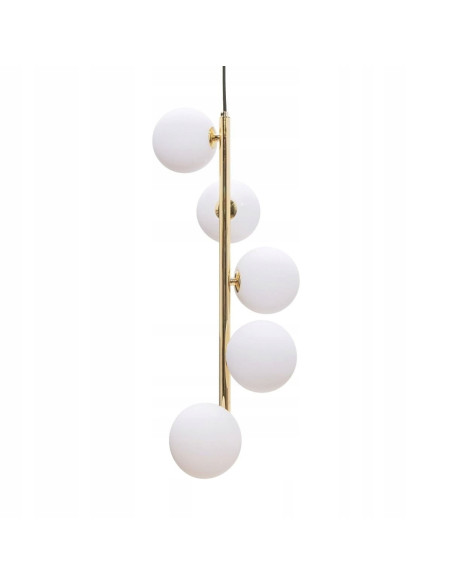 Lampa wisząca ALI G9 - Elegancki zwis sufitowy w stylu winorośli do nowoczesnych wnętrz i biur.