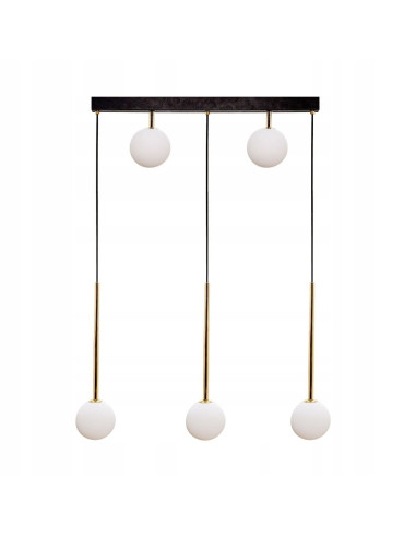 Lampa wisząca ALI G9 5-punktowa Zuma Line - nowoczesne oświetlenie do biura i domu w eleganckich kolorach.