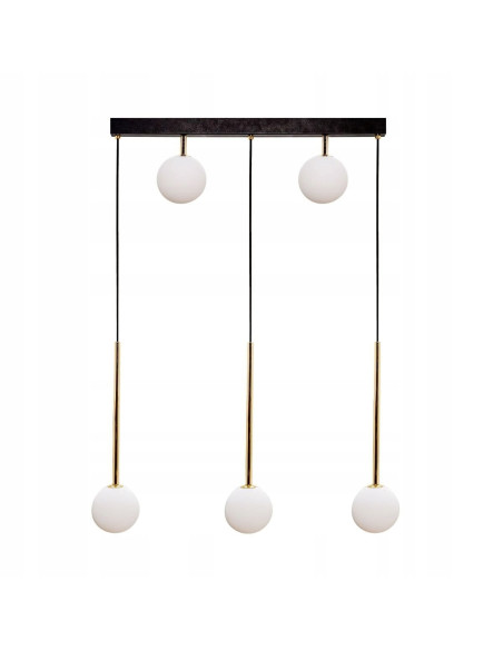 Lampa wisząca ALI G9 5-punktowa Zuma Line - nowoczesne oświetlenie do biura i domu w eleganckich kolorach.