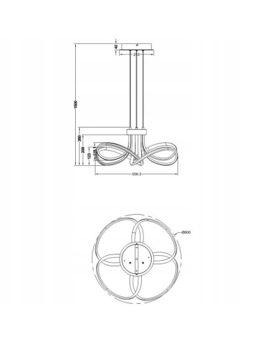 Nowoczesna lampa wisząca LED ABRO w kolorze czarnym i żółtym – stylowy dodatek do jadalni i wnętrz