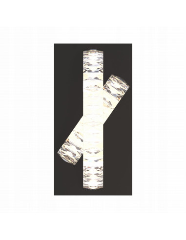 Elegancki kinkiet LED TULA w ciemnym chromie – nowoczesne oświetlenie do każdego wnętrza