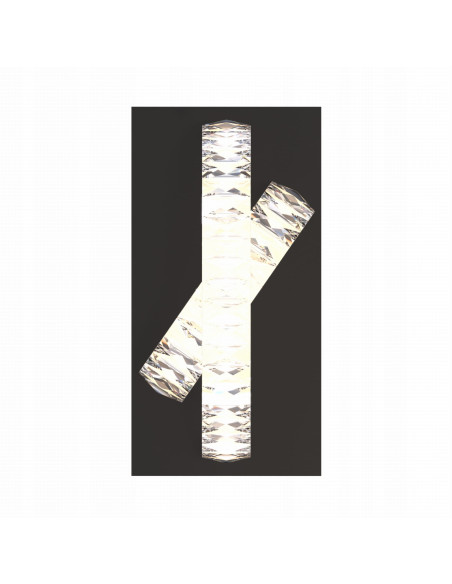 Elegancki kinkiet LED TULA w ciemnym chromie – nowoczesne oświetlenie do każdego wnętrza