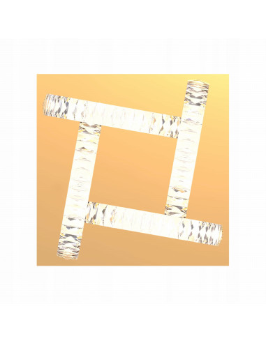 Lampa sufitowa LED TULA z kryształami w eleganckim złotym wykończeniu - idealna do nowoczesnych wnętrz