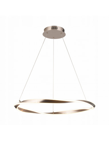 Lampa wisząca GIRONA w piaskowej barwie - nowoczesny design do eleganckich wnętrz z funkcjonalnym oświetleniem LED