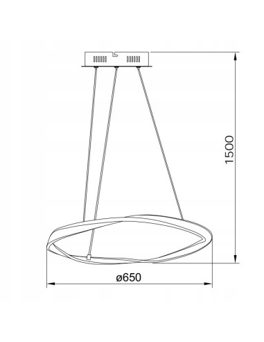 Lampa wisząca GIRONA w piaskowej barwie - nowoczesny design do eleganckich wnętrz z funkcjonalnym oświetleniem LED