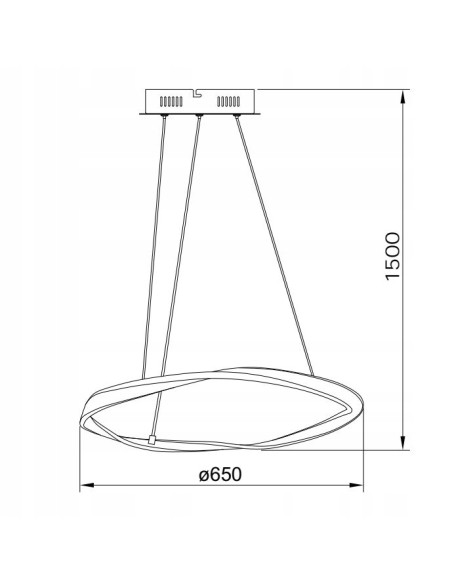 Lampa wisząca GIRONA w piaskowej barwie - nowoczesny design do eleganckich wnętrz z funkcjonalnym oświetleniem LED
