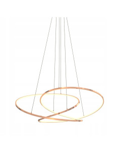 Lampa sufitowa CHOLET w francuskim złocie, LED 56W, elegancka, 150 cm, do salonu, biura i jadalni 2