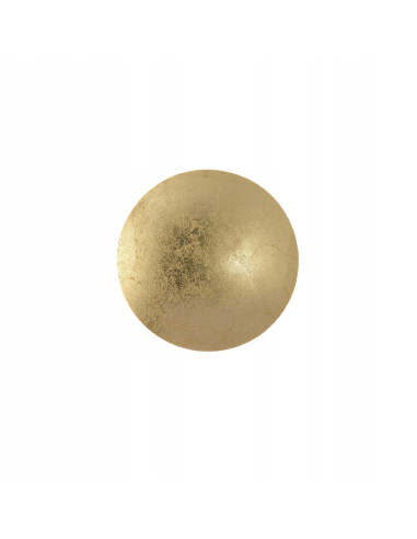 Plafon z regulowanym oświetleniem LED Platillo w złotym kolorze – nowoczesny design do sypialni i biura