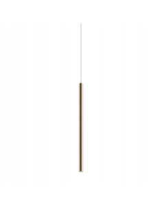 Lampa wisząca LOYA w złotym kolorze, nowoczesny design LED, idealna do jadalni i biura, metalowa, ciepłe światło 2