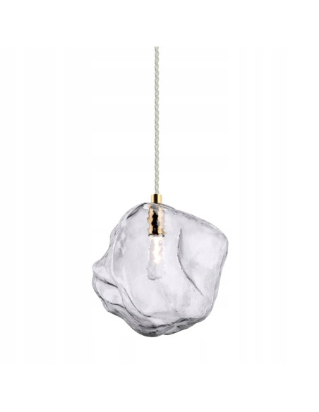 Lampa wisząca Zuma Line Rock - elegancki zwis metalowo-szklany do stylowych wnętrz, z regulowaną wysokością 152 cm