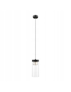 Lampa sufitowa GEM w matowym czarnym szkle – eleganckie oświetlenie do nowoczesnych wnętrz