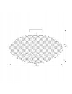Lampa sufitowa ORION A8193-MBK - minimalistyczna lampa z czarnego matu do nowoczesnych wnętrz, gwint E27. 2