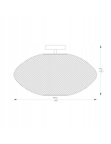 Lampa sufitowa ORION A8193-MBK - minimalistyczna lampa z czarnego matu do nowoczesnych wnętrz, gwint E27.