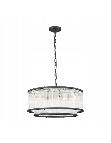 Lampa wisząca SERGIO z regulowanym wysięgiem, 6 źródłami E14 - elegancja i nowoczesność dla każdego wnętrza.