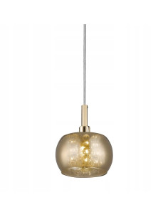 Lampa sufitowa CRYSTAL w złotym kolorze z regulacją wysokości – elegancka i nowoczesna dekoracja wnętrz 2