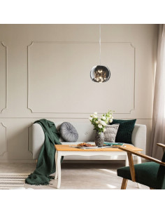 Lampa wisząca CRYSTAL G9 - glamour z przezroczystym kloszem, eleganckie oświetlenie do jadalni i salonu 2