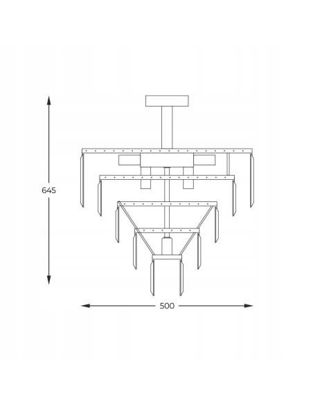 Lampa Kryształowa AMEDEO 40W - Eleganckie Oświetlenie Glamour do Nowoczesnych i Klasycznych Wnętrz
