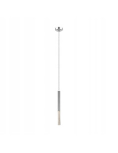 Lampa wisząca ONE LED z bąbelkami powietrza - chrom, nowoczesny design do jadalni i salonu, regulowana wysokość 140 cm 2